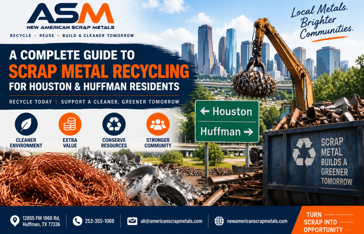 A Complete Guide to Scrap Metal Recycling for Houston & Huffman Residents