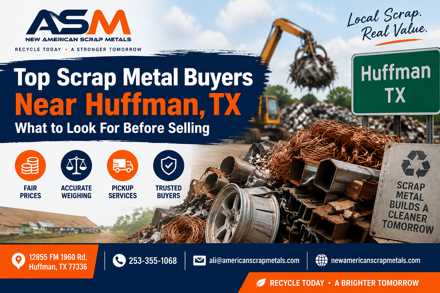 Scrap Metal Buyers Near Huffman TX