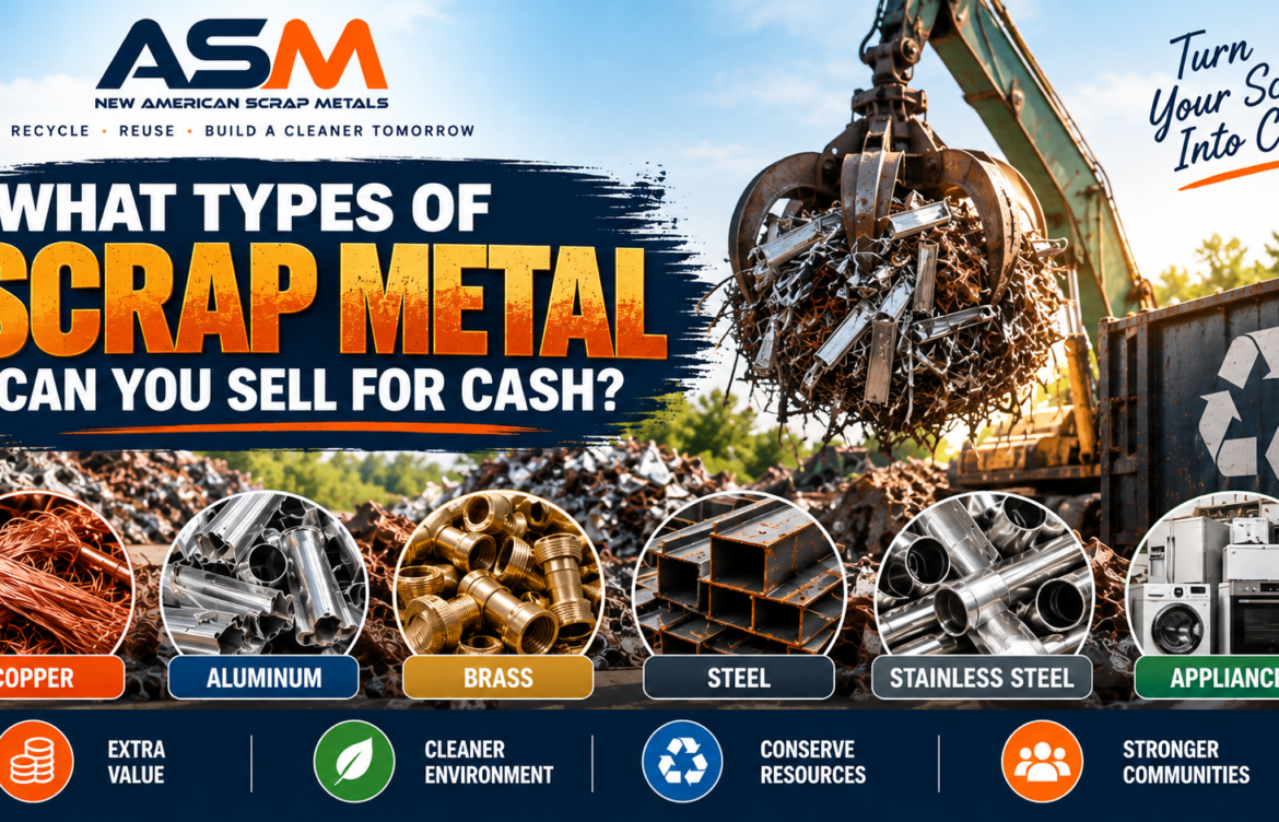 What Types of Scrap Metal Can You Sell for Cash?