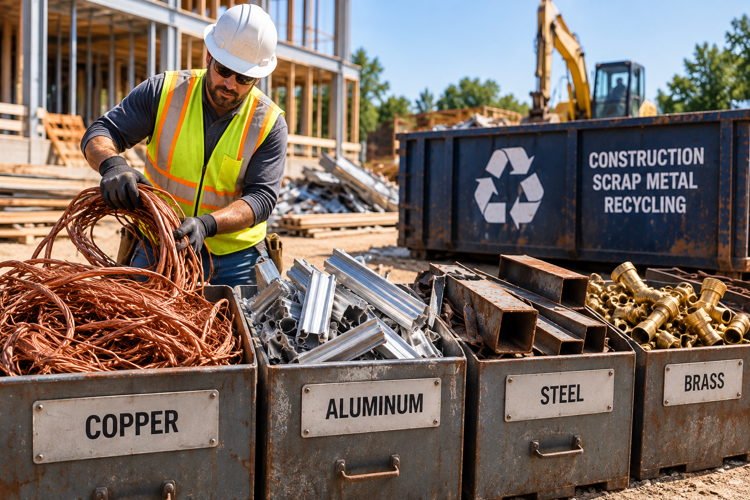 Scrap Metal Recycling for Contractors in Huffman TX