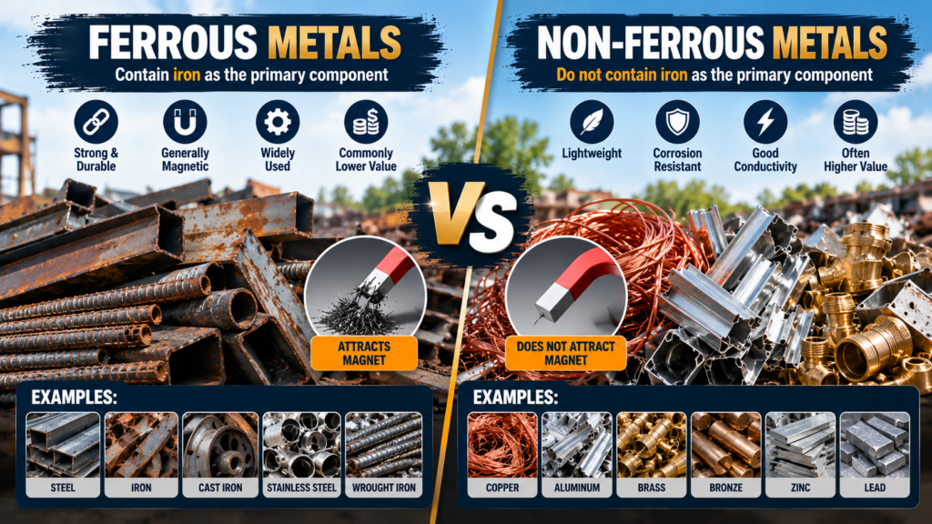 Ferrous vs Non-Ferrous Metals