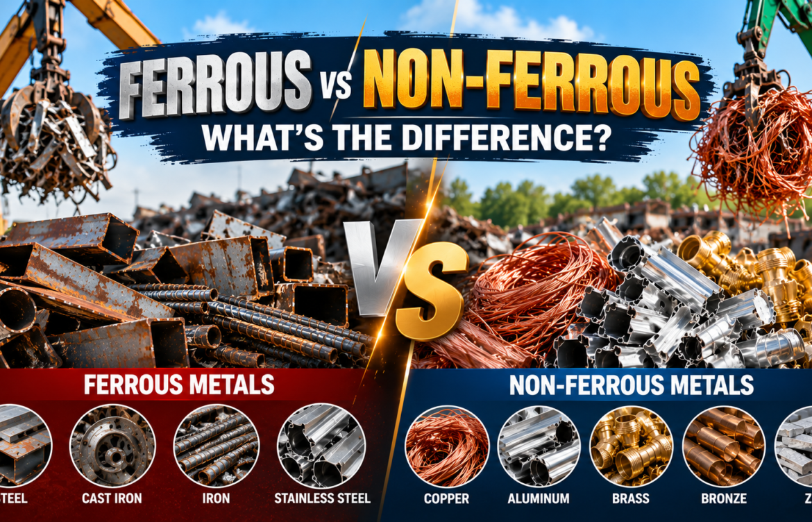 Ferrous vs Non-Ferrous Metals: What’s the Difference?