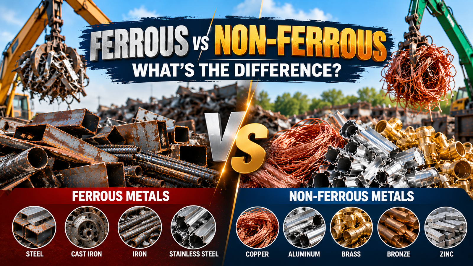Ferrous vs Non-Ferrous Metals