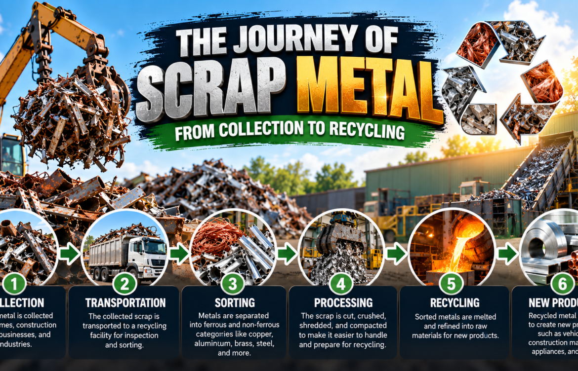The Journey of Scrap Metal: From Collection to Recycling